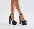 Platform, Black Heels￼
